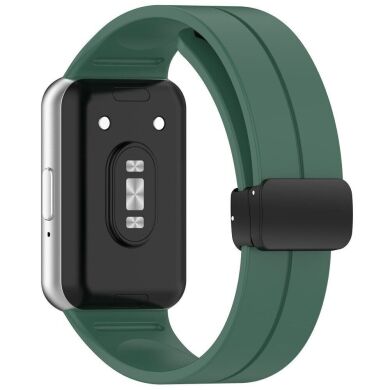 Ремінець Deexe Magnetic Braselet для Samsung Galaxy Fit 3 - Dark Green