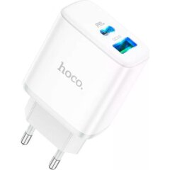 Сетевое зарядное устройство Hoco C105A PD20W + QC3.0 - White