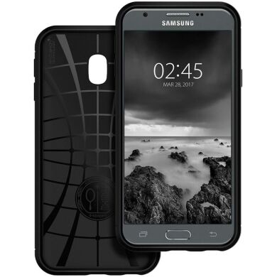 Защитный чехол Spigen (SGP) Rugged Armor для Samsung Galaxy J3 (2017) - Matte Black