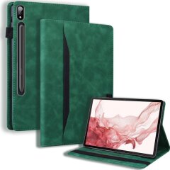 Чехол Deexe Business Style для Samsung Galaxy Tab S9 Plus (X810/816) - Green