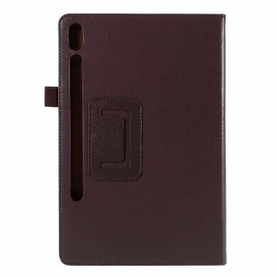 Чехол Deexe Folder Style для Samsung Galaxy Tab S6 (T860/865) - Brown