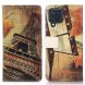 Чехол Deexe Life Style Wallet для Samsung Galaxy M32 (M325) - Eiffel Tower and Maple Leaves. Фото 2 из 8