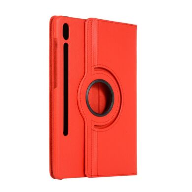 Чехол Deexe Rotation для Samsung Galaxy Tab S7 FE (T730/T736) - Red