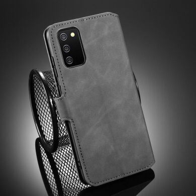 Чехол DG.MING Retro Style для Samsung Galaxy A02s (A025) - Grey