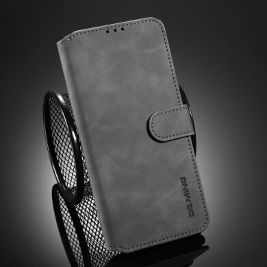 Чехол DG.MING Retro Style для Samsung Galaxy A02s (A025) - Grey