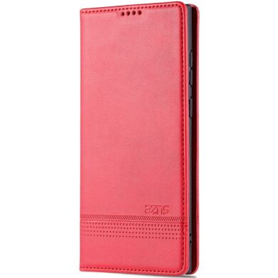 Чехол-книжка AZNS Classic Series для Samsung Galaxy S22 Ultra - Red
