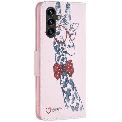 Чехол-книжка Deexe Color Wallet для Samsung Galaxy A05s (A057) - Giraffe