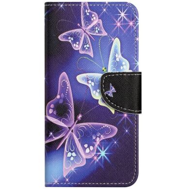 Чехол-книжка Deexe Color Wallet для Samsung Galaxy A14 (А145) - Sparkling Butterflies