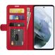 Чехол-книжка Deexe Wallet Style для Samsung Galaxy S21 FE (G990) - Red. Фото 5 из 8