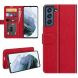 Чехол-книжка Deexe Wallet Style для Samsung Galaxy S21 FE (G990) - Red. Фото 1 из 8