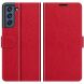 Чехол-книжка Deexe Wallet Style для Samsung Galaxy S21 FE (G990) - Red. Фото 2 из 8