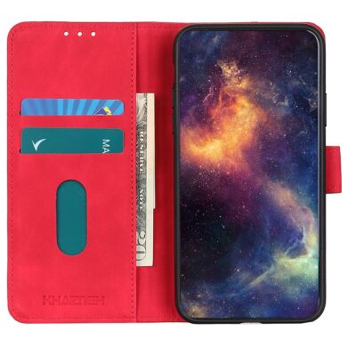 Чехол-книжка KHAZNEH Retro Wallet для Samsung Galaxy A35 (A356) - Red