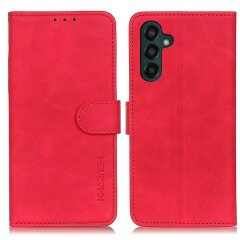 Чехол-книжка KHAZNEH Retro Wallet для Samsung Galaxy A35 (A356) - Red