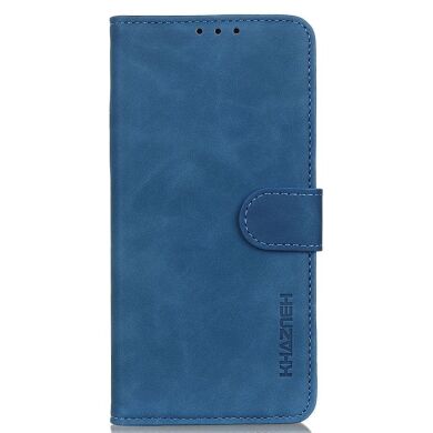 Чехол-книжка KHAZNEH Retro Wallet для Samsung Galaxy S21 Ultra (G998) - Blue