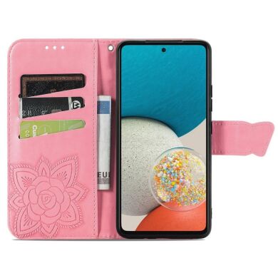 Чехол UniCase Butterfly Pattern для Samsung Galaxy A53 (A536) - Pink