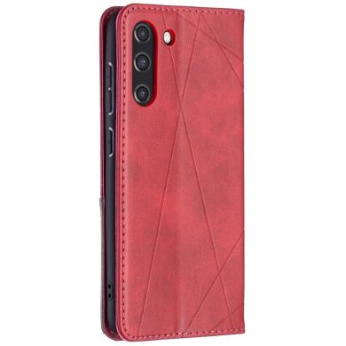 Чехол UniCase Geometric Pattern для Samsung Galaxy S21 FE (G990) - Red