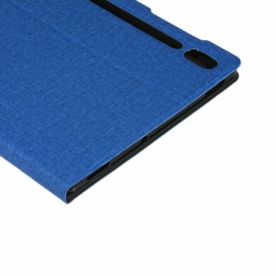 Чохол UniCase Texture Stand для Samsung Galaxy Tab S7 (T870/875) / S8 (T700/706) - Blue