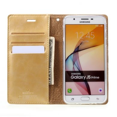 Чехол-книжка MERCURY Classic Flip для Samsung Galaxy J5 Prime (G570) - Gold