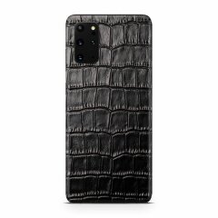 Кожаная наклейка Glueskin для Samsung Galaxy S20 Plus (G985) - Black Croco