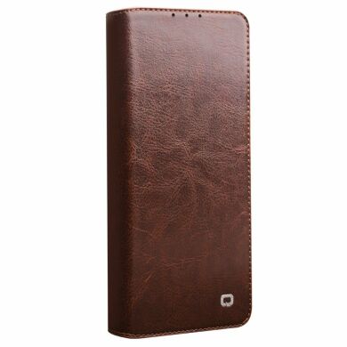 Кожаный чехол QIALINO Classic Case для Samsung Galaxy S20 (G980) - Brown