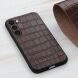 Кожаный чехол UniCase Croco Skin для Samsung Galaxy S23 Plus - Brown. Фото 2 из 3