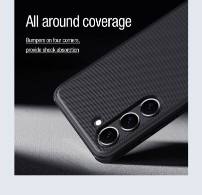 Пластиковый чехол NILLKIN Frosted Shield Pro Magnetic для Samsung Galaxy S23 Plus (S916) - Black