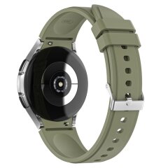 Ремінець UniCase Silicone Strap для Samsung Galaxy Watch 4 Classic (46mm) / Watch 4 Classic (42mm) / Watch 4 (40mm) / Watch 4 (44mm) - Light Army Green
