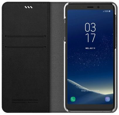 Чохол-книжка araree Mustang Diary для Samsung Galaxy A8 2018 (A530) GP-A530KDCFAAA - Black