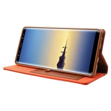 Чехол-книжка MERCURY Canvas Wallet для Samsung Galaxy Note 8 (N950) - Orange