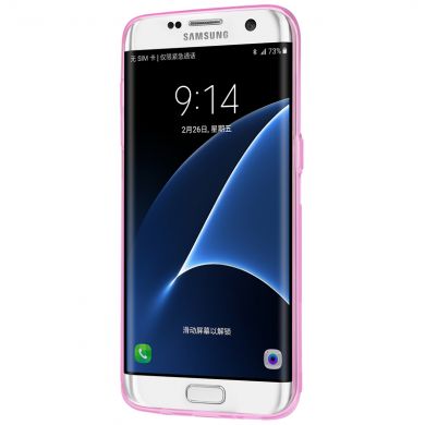 Силиконовая накладка NILLKIN Nature TPU для Samsung Galaxy S7 Edge (G935) - Pink