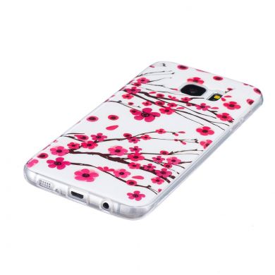 Силиконовый (TPU) чехол Deexe LumiCase Samsung Galaxy S7 edge (G935) - Cherry Blossom