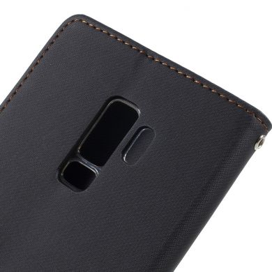 Чехол-книжка ROAR KOREA Cloth Texture для Samsung Galaxy S9 Plus (G965) - Black
