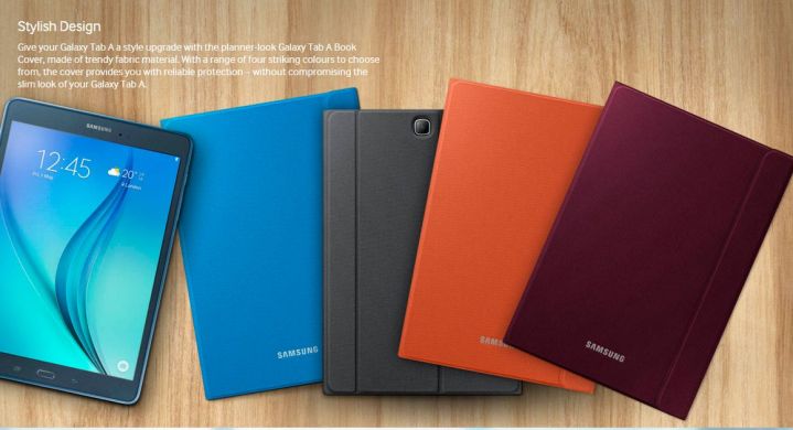 Чехол Book Cover Textile для Samsung Galaxy Tab A 9.7 (T550/551) EF-BT550BSEGRU - Black