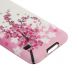 Силиконовая накладка Deexe Flower Pattern для Samsung S5 mini (G800) - Pink Flower. Фото 4 из 5
