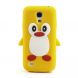 Силиконовая накладка Deexe Penguin Series для Samsung Galaxy S4 mini (i9190) - Yellow. Фото 3 из 7