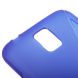 Силиконовая накладка Deexe S Line для Samsung S5 mini (G800) - Blue. Фото 4 из 5