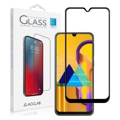 Защитное стекло ACCLAB Full Glue для Samsung Galaxy M30s (M307) - Black