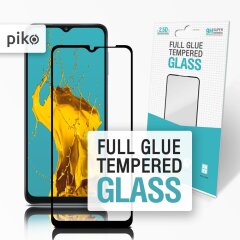 Защитное стекло Piko Full Glue для Samsung Galaxy A12 (A125) / A12 Nacho (A127) - Black