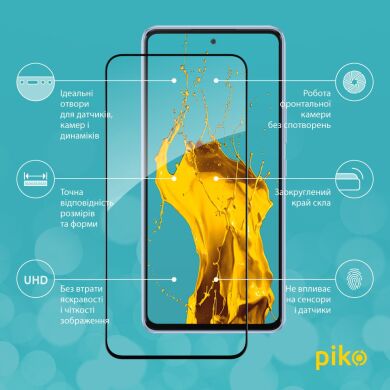 Защитное стекло Piko Full Glue для Samsung Galaxy A34 (A346) - Black