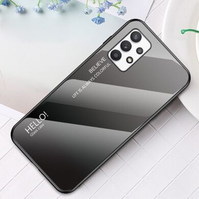 Защитный чехол Deexe Gradient Color для Samsung Galaxy A53 - Black / Grey