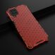 Защитный чехол Deexe Honeycomb Series для Samsung Galaxy A12 (A125) / A12 Nacho (A127) - Red. Фото 4 из 6