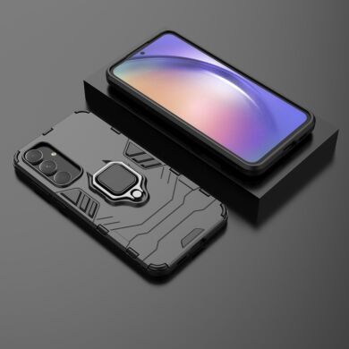 Защитный чехол Deexe Hybrid Case для Samsung Galaxy A55 (A556) - Black