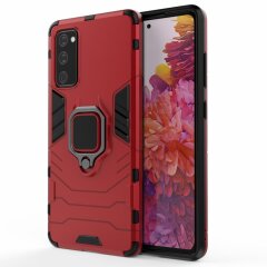 Защитный чехол Deexe Hybrid Case для Samsung Galaxy S20 FE (G780) - Red
