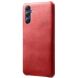 Защитный чехол Deexe Leather Back Cover для Samsung Galaxy A05s (A057) - Red. Фото 1 из 4