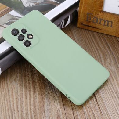 Защитный чехол Deexe Silicone Case для Samsung Galaxy A53 (A536) - Green
