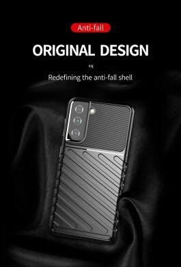 Защитный чехол Deexe Thunder Series для Samsung Galaxy S21 - Black