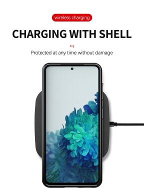 Защитный чехол Deexe Thunder Series для Samsung Galaxy S21 - Green