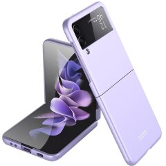 Защитный чехол GKK Metal Case для Samsung Galaxy Flip 3 - Purple