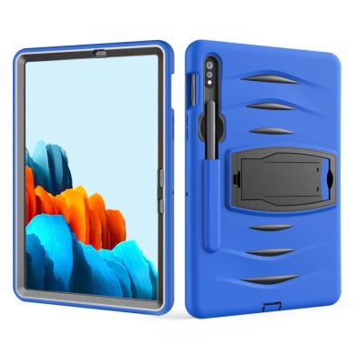 Защитный чехол UniCase Bravo Series для Samsung Galaxy Tab S7 (T870/875) / S8 (T700/706) - Blue