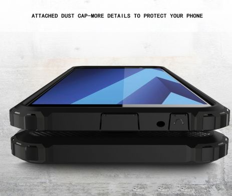 Защитный чехол UniCase Rugged Guard для Samsung Galaxy A6+ 2018 (A605) - Silver